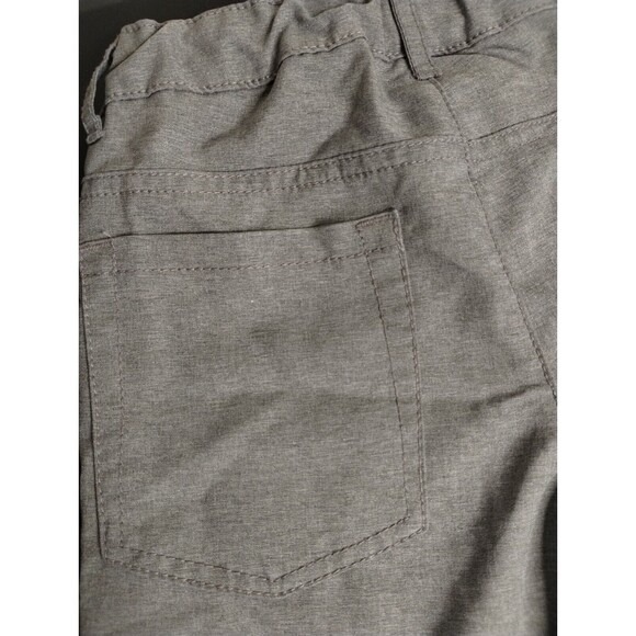Cat & Jack Boys Flat Front Shorts Gray Chambray 10 - Picture 7 of 10
